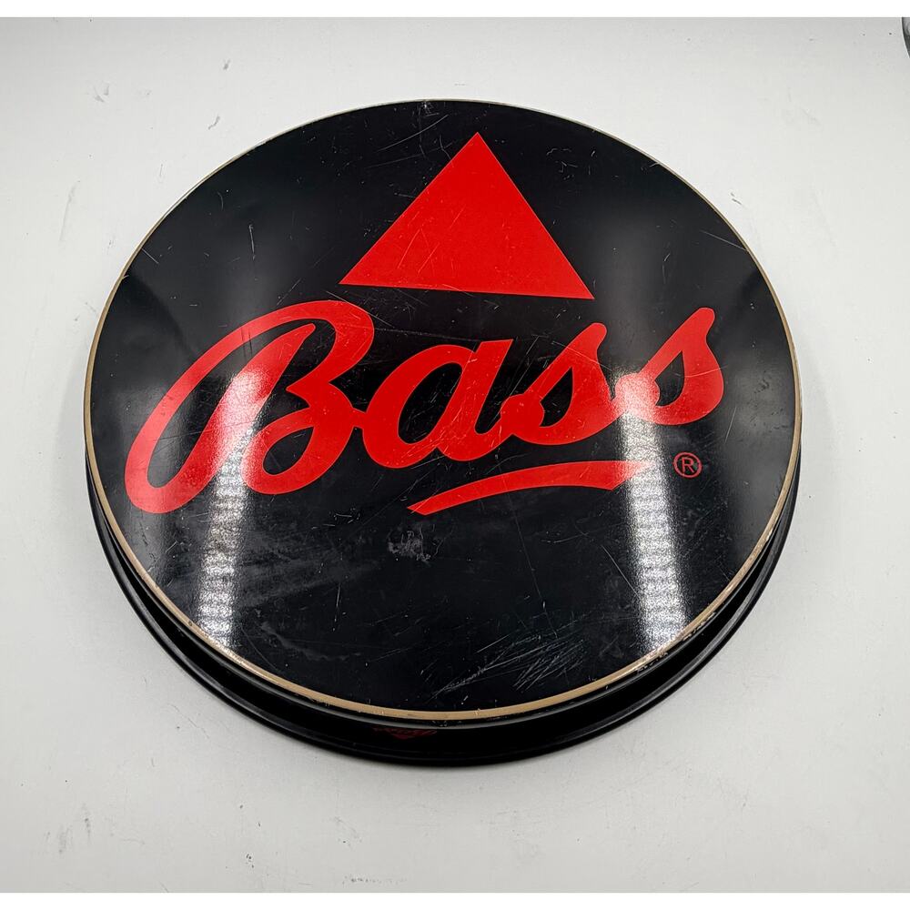Vintage Bass Beer 13” Tin Serving Tray Bass & Co Pale Ale Man Cave Barware - Picture 4 of 4
